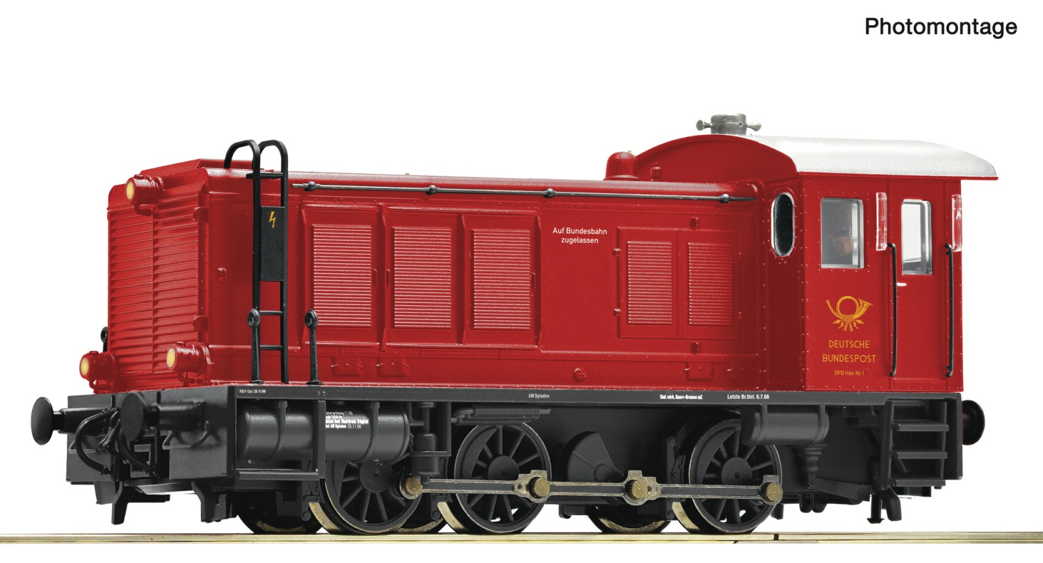 Roco 7300083 - H0 - Diesellok Nr. 1 'Deutsche Bundespost', Ep. III-IV